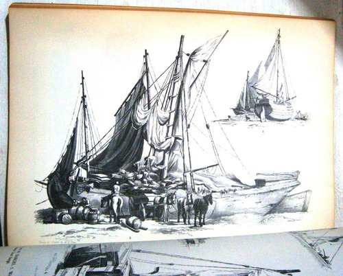 Dibujo Arte Viñetas Siglo Xix Rusticos Y Marinos W.pyme 1980 (Usado)