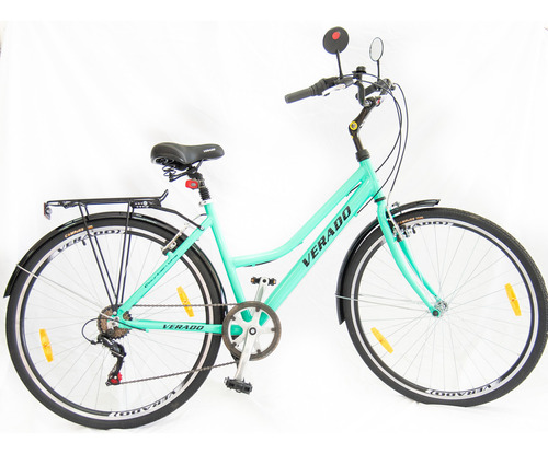 Bicicleta Dama Verado Rodado 28 Cambios No Spro Shimano Color Verde