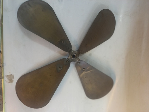 Paleta Ventilador Antiguo Bronce 