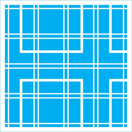 Plantilla Litoarte 10x10 cm Stx-417 Chess Ii Litoarte