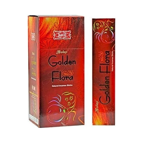 Golden Flora - Natural Incense Sticks (12 Packs Of 15 S...