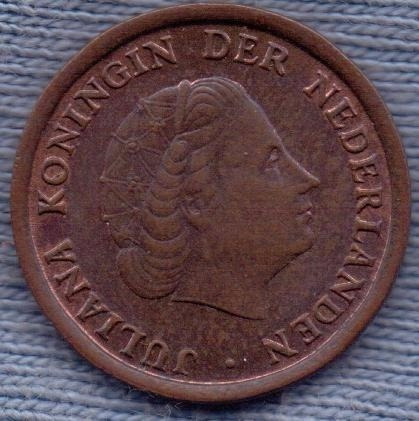 Imagen 2 de 2 de Holanda 1 Cent 1975 * Juliana I *