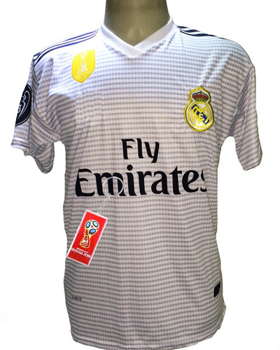 blusa do real madrid branca