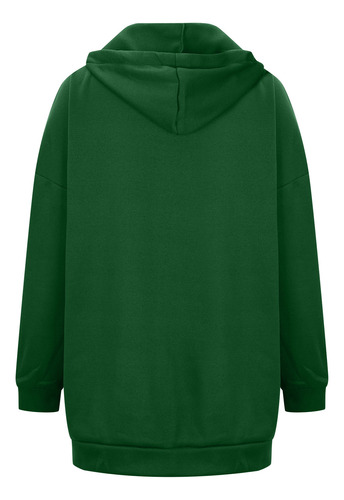 Sudaderas De Manga Larga Con Cremallera Y Capucha De Color L