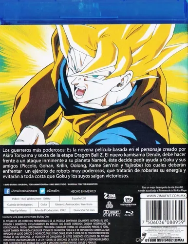 Dragon Ball Z Los Guerreros Mas Poderosos Pelicula Blu-ray los guerreros mas poderosos Dragon Ball Z Los Guerreros Mas Poderosos Pelicula Blu-ray
