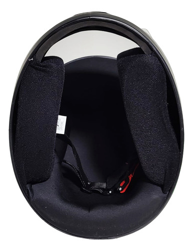Capacete Moto Masculino Ebf 7 Solid Preto Fosco Tamanho 60