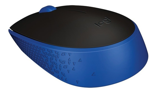 Mouse Inalámbrico Azul Con Negro Logitech M170