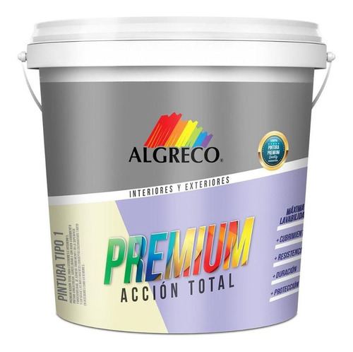 Pintura Vinilo Premium Tipo 1 Blanco Almendra Balde 9940022