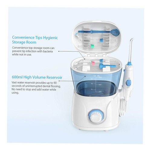 Ferramenta De Lavagem Homgeek Water Pick Com Palito De Dente