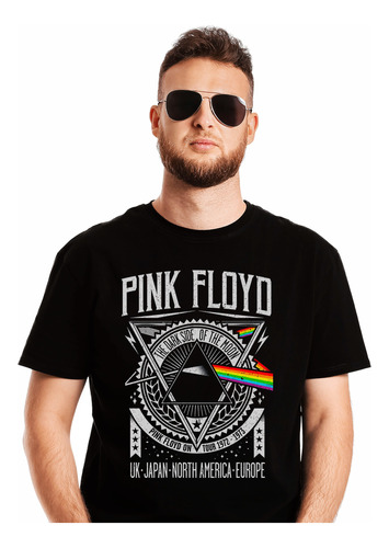 Poleras Pink Floyd Dark Side Tour Rock Clásico Abominatron