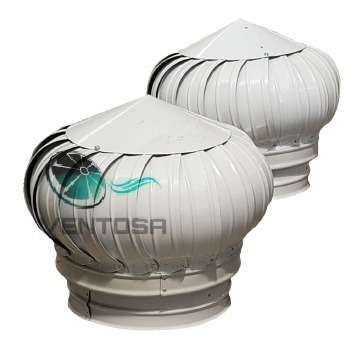 Imagen 2 de 4 de Extractor Atmosférico Tipo Cebolla Eólico 18in Lamina Pintro