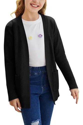 Sueter negro para niña cheap