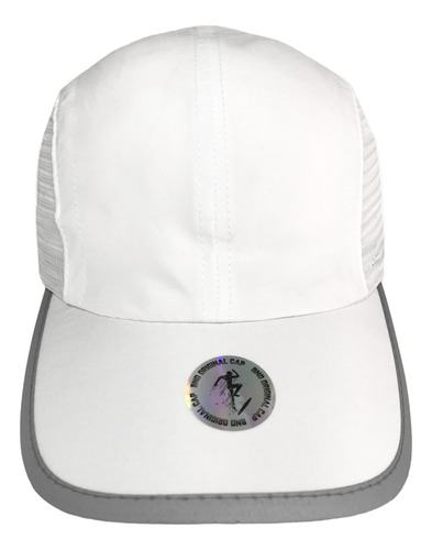 Gorra Deportiva Poliéster Lisa Con Reflectantes 4 Pzs