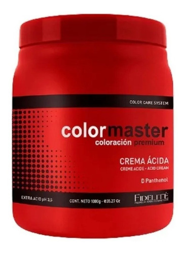 Crema Baño Fidelite Extra Acida Colormaster Ph3.5 1kg Full