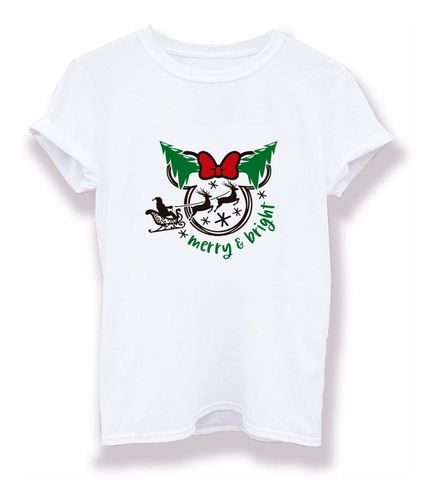 Imagen 3 de 9 de Playera Navideña Minnie Mouse