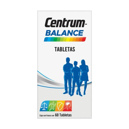 Centrum Balance C/60 Tabletas / Multivitaminico Familiar