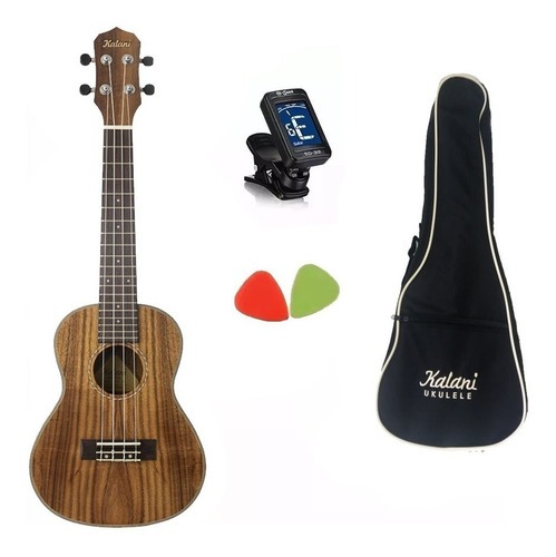 Kit Ukulele Kalani Concerto 24 Kal 330ck Kayke Series Koa