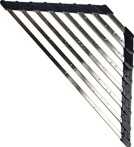 Escurridor Esquinero Plegable Organizador Seca Platos Negro
