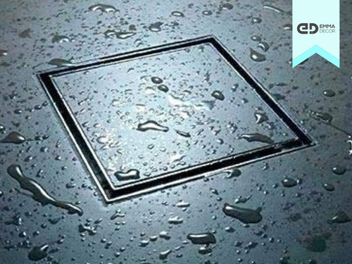 Ralo Invisível Inox Tampa Oculta Quadrado 10x10 Não É Pvc