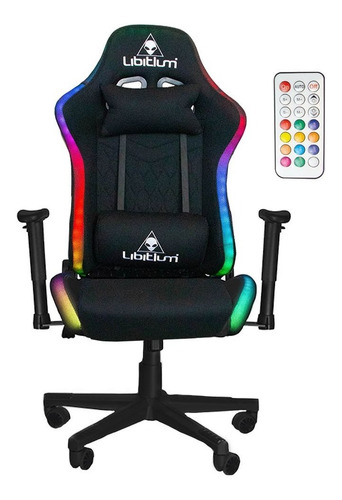 Imagen 1 de 6 de Silla Escritorio Gamer Gaming Rgb Ergonomica Reclinable Ms