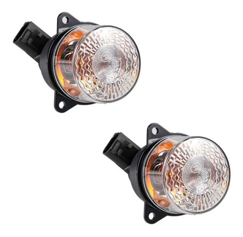 Par 2 Luz Direção Seta Parachoque Tector Original Iveco