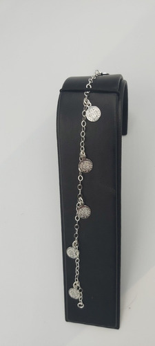 Pulso Pulsera Plata 925 Con 4 Medallas Y Cruz De San Benito