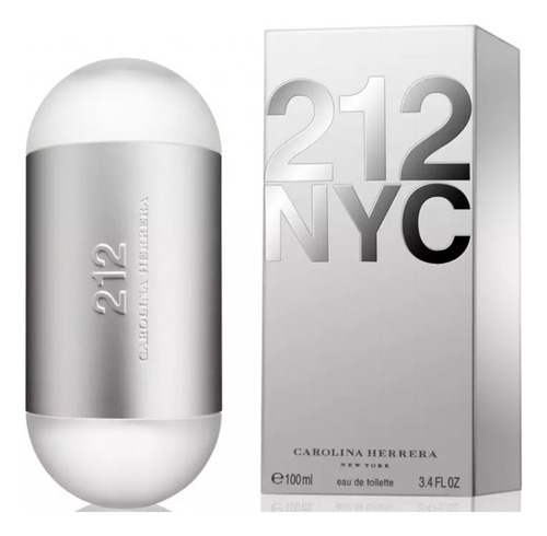212 Nyc De Carolina Herrera 100% Original 100 Ml - Dama Edt