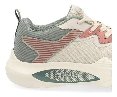 Tenis Sneakers Flexible Dama Agujetas Multicolor 565 33 Env o gratis