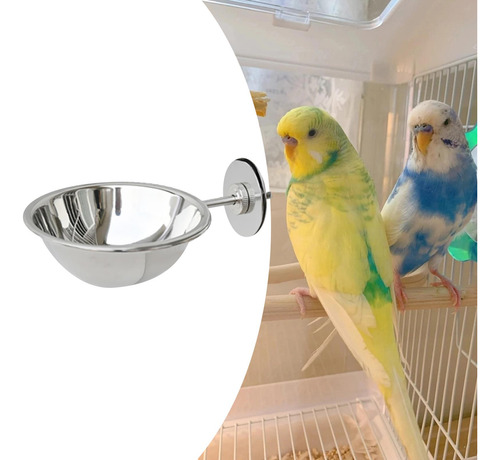 Comedero Para Jaula De Pájaros, Accesorios Diámetro 11cm