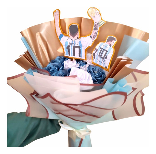 Ramo De Messi De 12 Rosas Eternas
