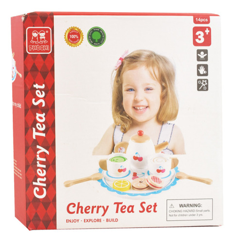 Juego Infantil De Té En Madera 14 Piezas