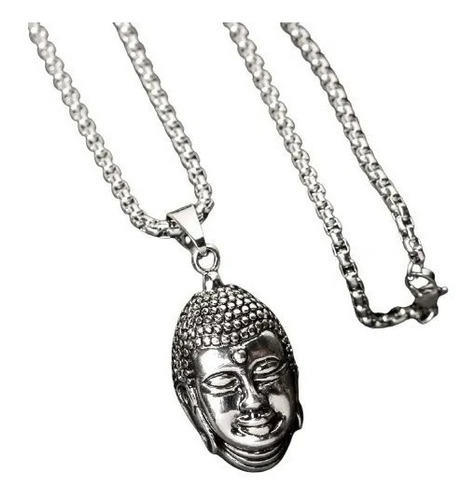 Collar Cadena Buda Hindú Acero Quirúrgico