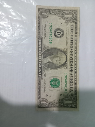 Billete Raro De 1$ Año 1995