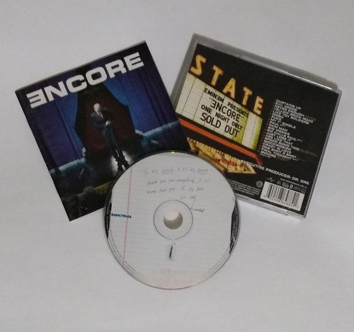 Cd Album Encore De Eminem Original