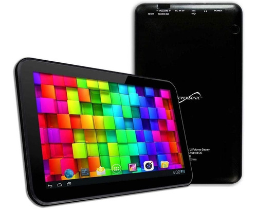 Imagen 3 de 8 de Tablet Supersonic 7 1gb 8gb Android 5.1 Lollipop Negro Fhd