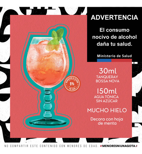 Gin Tanqueray Bossa Nova 700cc