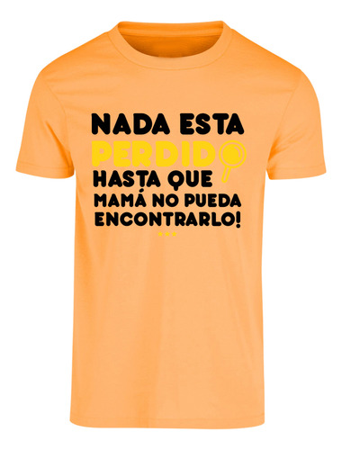 Playera Jaspeada Nada Esta Perdido - Mamá Lost - Divertida