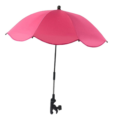 Sombrilla Con Clip Para Cochecito, Silla De Playa, Sombrilla