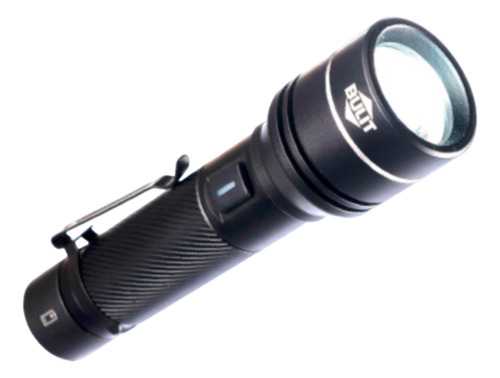 Linterna Tactica Led Recargable Usb Bateria Litio Bulit Linterna Negro Luz Blanco