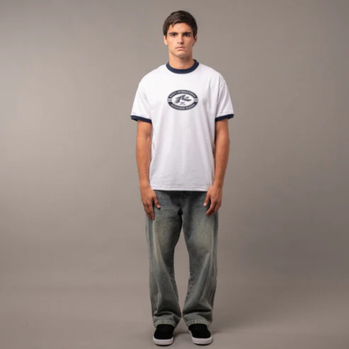 Remera Rusty Rush Hour Tee White