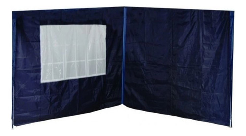 Kit 4 Paredes Cor Azul Para Gazebo Tenda 3x3 Metros