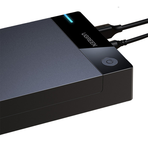Case Ugreen Externa Usb 3.0 P Hdd Sata 3.5 Pol 5gbps Preta