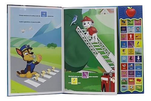 Paw Patrol Palabras En Accion - 30 Botones Con Voz Y Sonidos