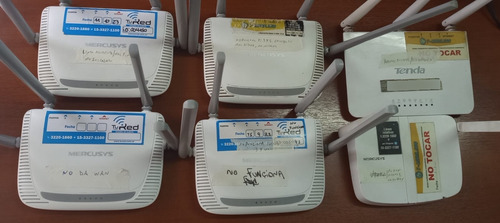 Lote De Routers Fallados Para Repuestos (mercusys - Tenda)