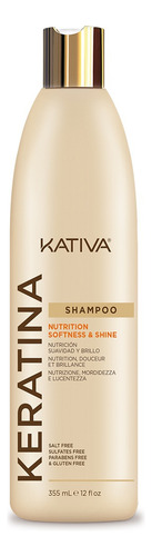 Shampoo Kativa Keratina X355ml - mL a $103