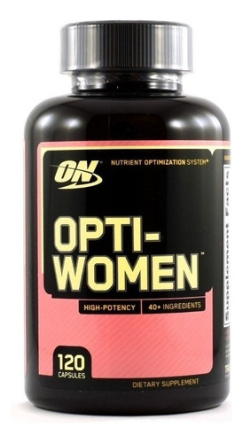 Suplemento em cápsulas Optimum Nutrition  Opti-Women vitaminas Opti-Women sabor  without flavor em pote 120 un