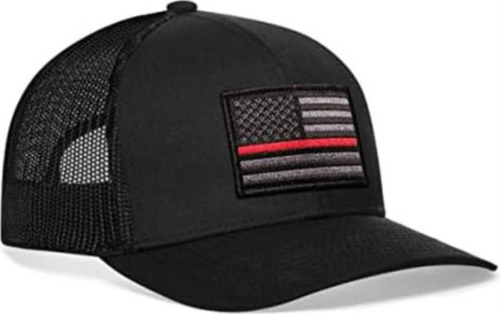 Haka Gorra Camionero Con Bandera Americana Línea Roja Y Golf