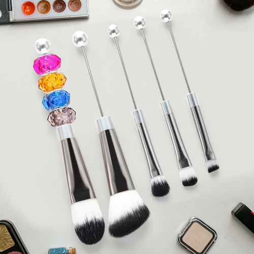 Juego De Brochas De Maquillaje De 5 Piezas, Kits De