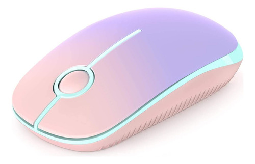 Mouse Vssoplor 2.4g Inalambrico/pink To Purple