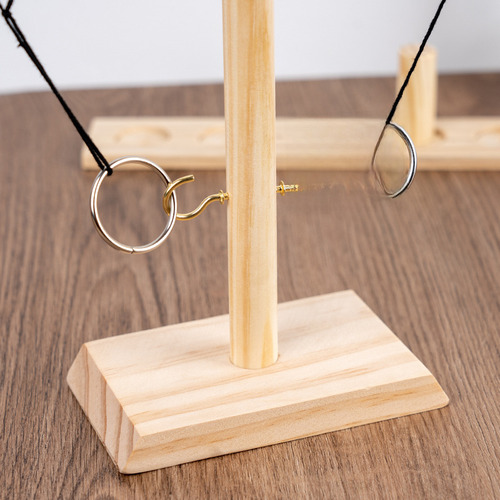 Juego De Lanzar Anillos Log-mqy - Juego Dual De Lanzar Anill